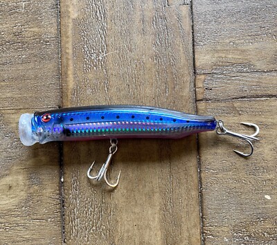 Strike Tuna Popper-Clear Reflective Sardine/175mm 68gms , mahi mahi, Yellow Tail