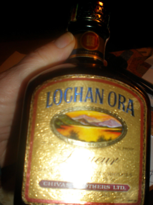 Vintage Chivas Bros Lochan Ora Scotch Liqueur Empty 4/5 Quart