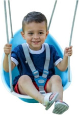 Coconut Toddler Swing   Comfy Baby Swing Outdoor, 3- Point Adjustable Safety Har