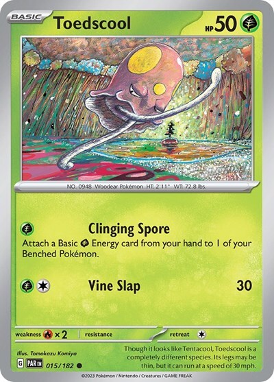 Pokemon Toedscool (15/279) Paradox Rift LP