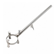 Edelstahl-tiegelhalter mit langem Griff stabil f&uuml;r Metallschmelze, Gussarbeiten