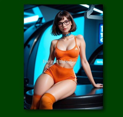 Fridge Magnet Velma Dinkley - Scooby Doo - Sexy Anime Art 1295