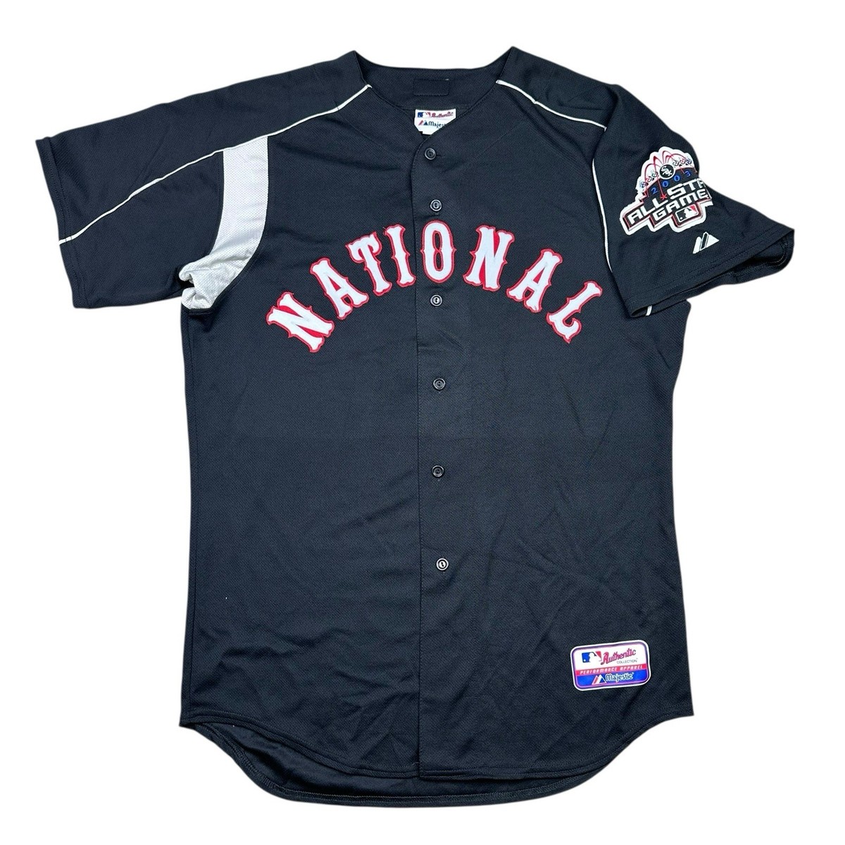 Manny Ramirez 2003 MLB All Star Game National #5 Majestic Jersey