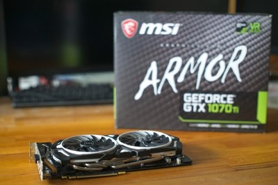 MSI GeForce GTX 1070 Ti ARMOR 8G OC 8GB GDDR5 Grafikkarte