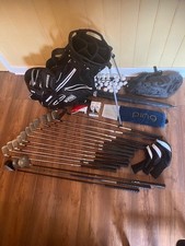 used starter golf clubs full set with bag & extras