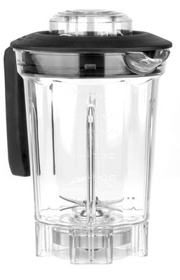 Low Profile 1.2L Container with Blade, Lid and Tamper