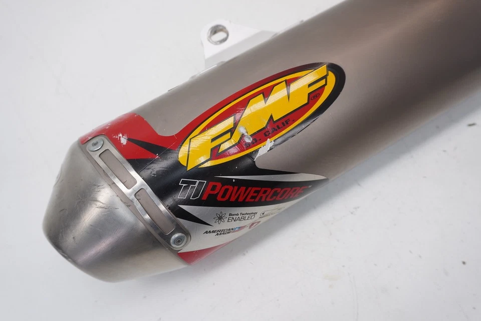CRF250X 2015 FMF Titanium Powercore silenciador de escape antideslizante Honda CRF 250X 04-17 Foto 4 de 4