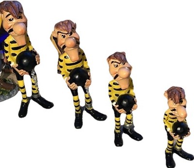 Resin Figuren aus Lucky Luke : 4 Dalton Brüder Joe William Jack Averell Sammler