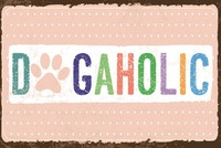 Blechschild 12X18 Cm Dogaholic Deko Geschenk Schild