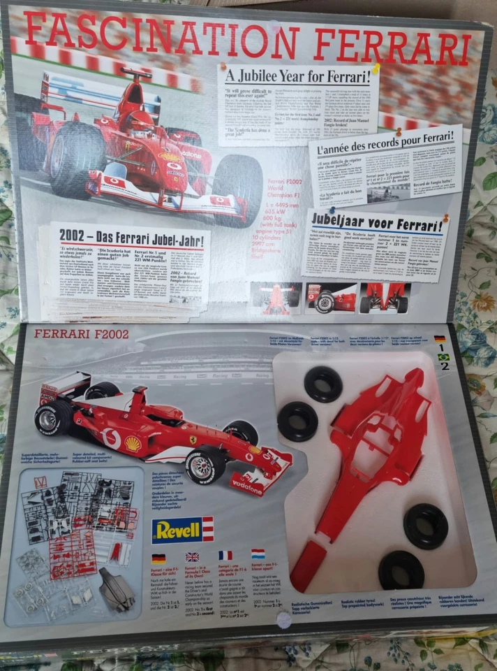 Ferrari F2002 Revell 07493 1/12 – Kit F1 Usato - Ottimo Stato - Immagine 2 di 4