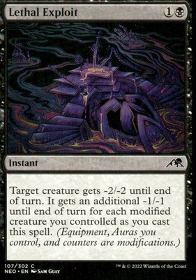 Lethal Exploit 107/302 Kamigawa Neon Dynasty MTG Magic the Gathering card