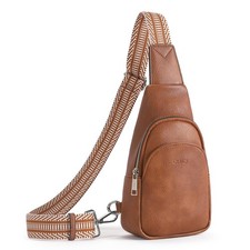 Small Sling Bag for Women, Vegan Leather Fanny Pack Crossbody Bags for Women,...