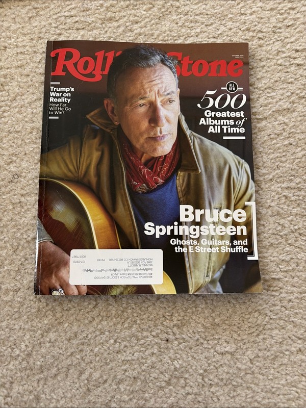 Bruce Springsteen Rolling Stone Magazine Lot 4 Issues 2002 2007 2012 2020
