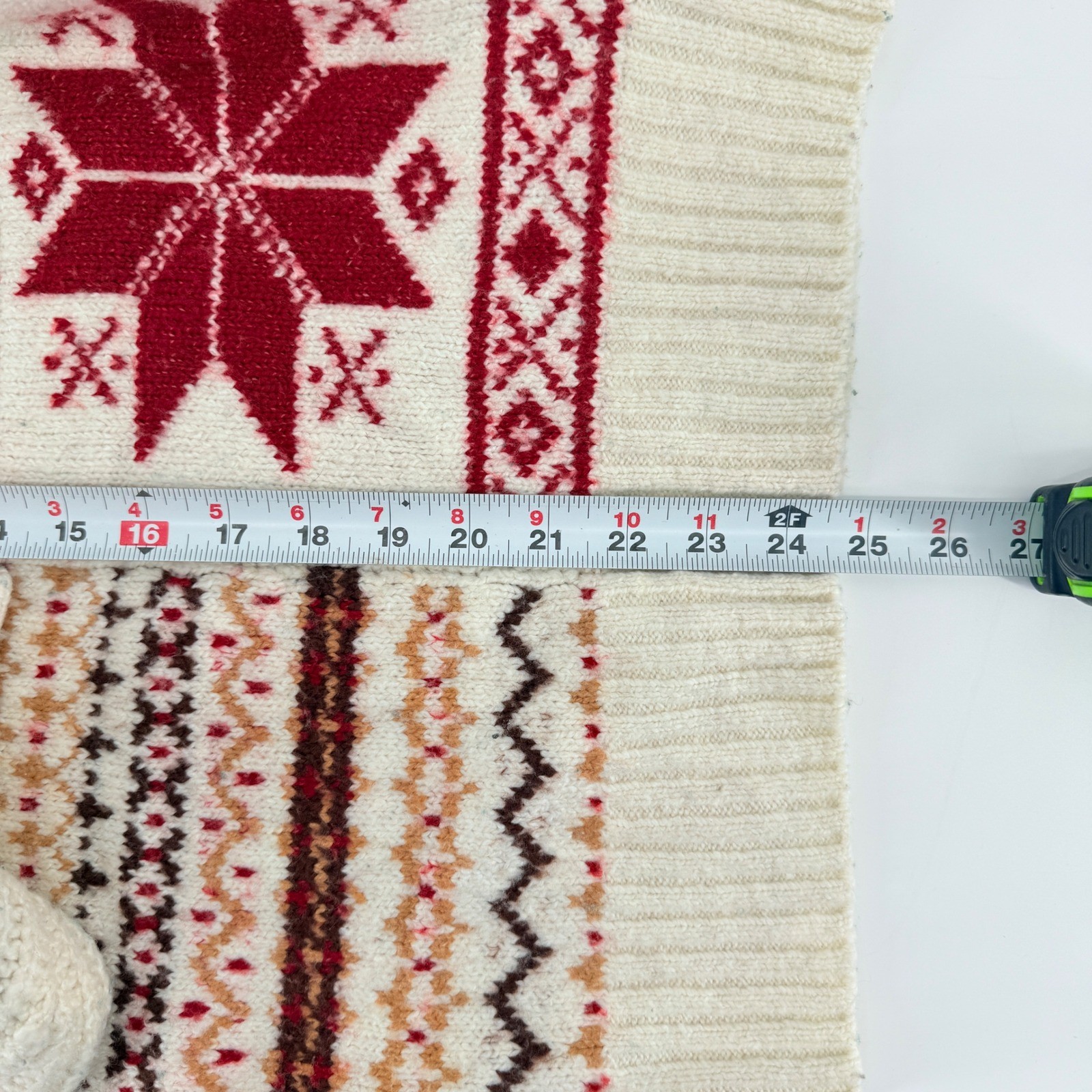 American Eagle Patchwork Fair Isle Mock Neck Swea… - image 6