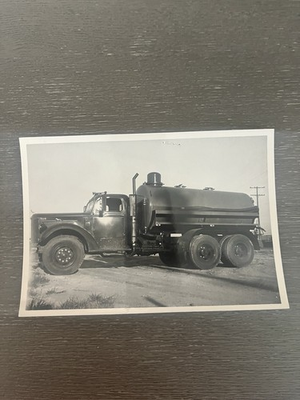 #ad 1940s Mack Tanker Truck 5x7 Photo Inman Co Long Beach CA $19.95