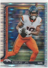 2025 Topps Chrome - Marvin Mims #87 Pulsar Refractor