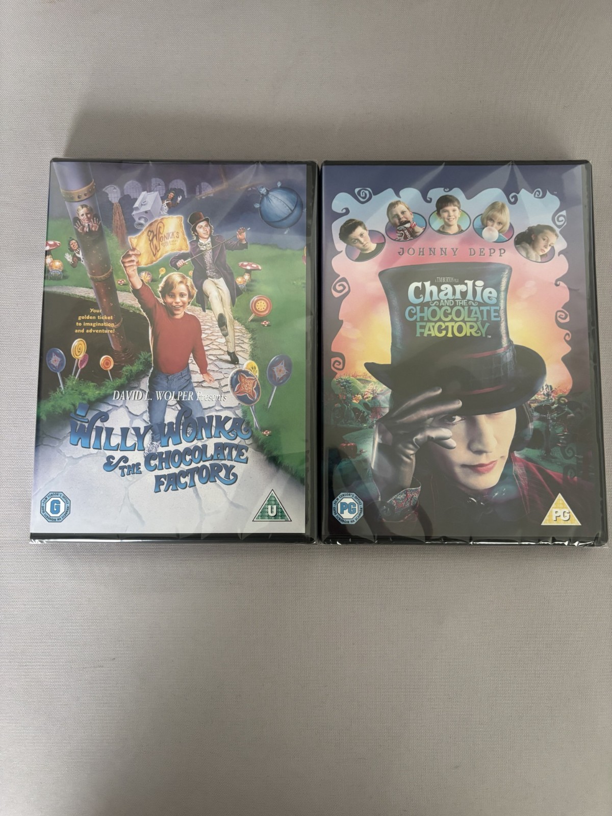 Willy Wonka & The Chocolate Factory/Charlie & The Chocolate Factory Dvd NEW