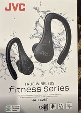 JVC TRUE WIRELESS FITNESS SERIES HA-EC25T BLACK EARBUDS