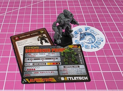 BattleTech Thor / Summoner Omni-Mech - Clan Command Star + Cards!!!