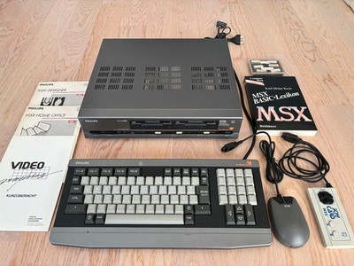 MSX 2 - Philips NMS 8280 Video Computer mit Zubehör