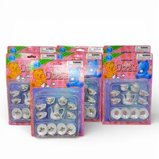 Vintage Mini Porcelain Tea Set 11-Piece Floral Pattern China Set of 7