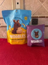 The Woobles Bella the Kangaroo Crochet Kit & Baby Bella Accessory Kit New Sealed