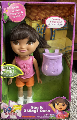 Nickelodeon Dora The Explorer Speak English And Spanish Fisher Price 2013