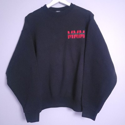 Vintage Million Man March Embroidered Sweatshirt Black History Month XL Black