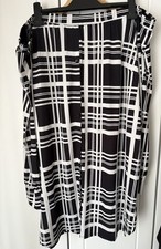 Ladies Pink Clove Plus Size 28 Black & White Dress