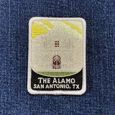 The Alamo Patch Embroidered San Antonio Texas Souvenir Travel Gift Badge