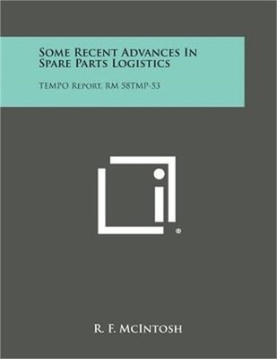 Some Recent Advances In Spare Parts Logistics: TEMPO Report, RM 58TMP-53 (Paperb