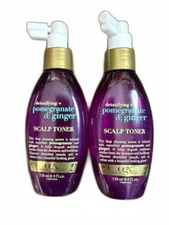 2 - OGX Pomegranate & Ginger Scalp Toner 4 fl oz - Detoxifying Hair Treatment