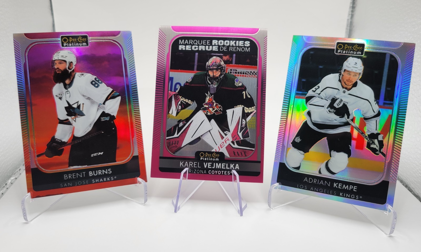 2021-22 O-Pee-Chee Platinum Matte Pink-Sunset-Rainbow #1-300 - Pick Your Cards