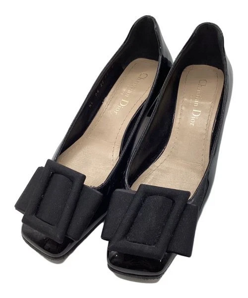 Escarpins ballerines noirs Christian Dior KCB754PGO chaussures femme Italie