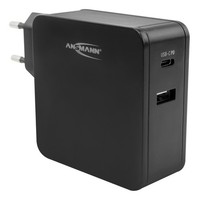 Ansmann 2-Port Usb Charger 45W - Usb C Mit Quick Charge 3.0 & Power Delivery