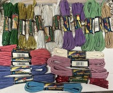 Lot Of 21 Maxwell  s Paper Twist Twisted Craft Paper Crafting 6 yards Vintage