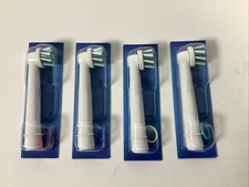 ORAL-B CROSSACTION ELECTRIC TOOTHBRUSH 4 REPLACEMENT BRUSH HEADS -NEW & SEALED-