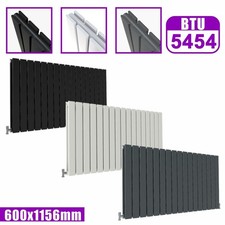 Image of Designer Flat Panel Radiator Horizontal Vertical Bathroom Central Heating Rads