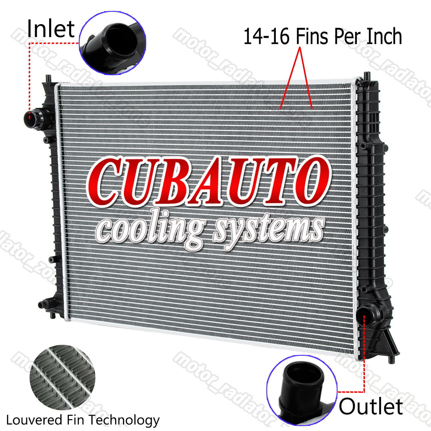 Radiator For 2004-2011 Bentley Continental Gt,Gtc Flying Spur W12 2008
