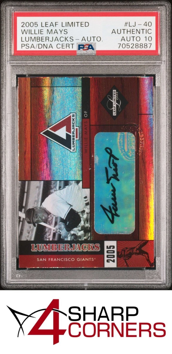 Willie Mays Autograph Baseball Trading Cards for sale | eBay