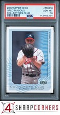2002 UPPER DECK COLLECTOR'S CLUB #MLB10 GREG MADDUX BRAVES HOF PSA 10