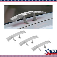 6.7 Inch Universal Mini Spoiler Wing 3pcs Set Carbon Fiber Texture Model Grey 6.7 Inch Universal Mini Spoiler Wing 3pcs Set Carbon Fiber Texture Model Grey