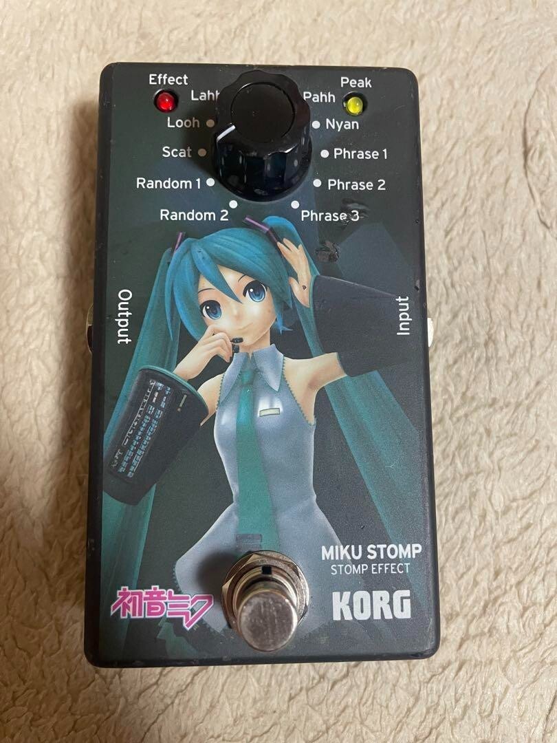 Pédale d'effet Korg KB10 Hatsune Miku Stomp Vocaloid pour guitare testée