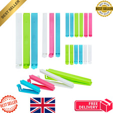 20 x Food Bag Storage Clips Freezer Fridge Sealing Pegs Mixed Sizes Multicolour.