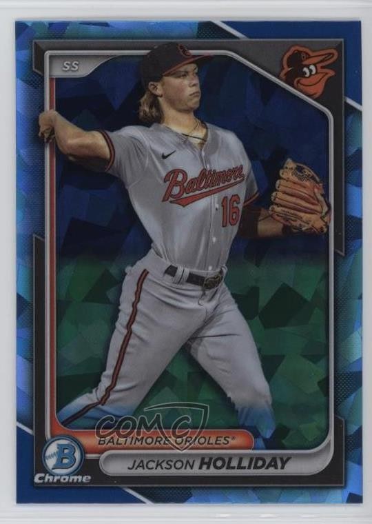 2024 Bowman Sapphire Edition Chrome Prospects Jackson Holliday #BCP-47 11o2