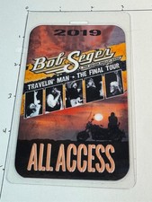 BOB SEGER Commemorative Travelin' Man Final Tour All Access Pass & Lanyard