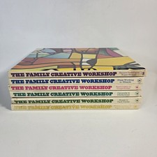 The Family Creative Workshop Lot 6 Books (2,3,4,6,7,18) 1970s Vintage Crafting 