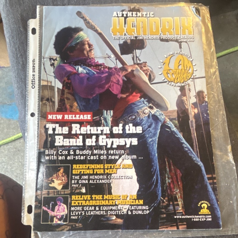 Authentic Hendrix Official Jimi Hendrix Product Catalog Spring 2006 English