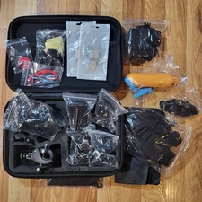 Go Pro Hero Accessory Kit With Case Mounts Chest Arm Head Floating Pole Suction