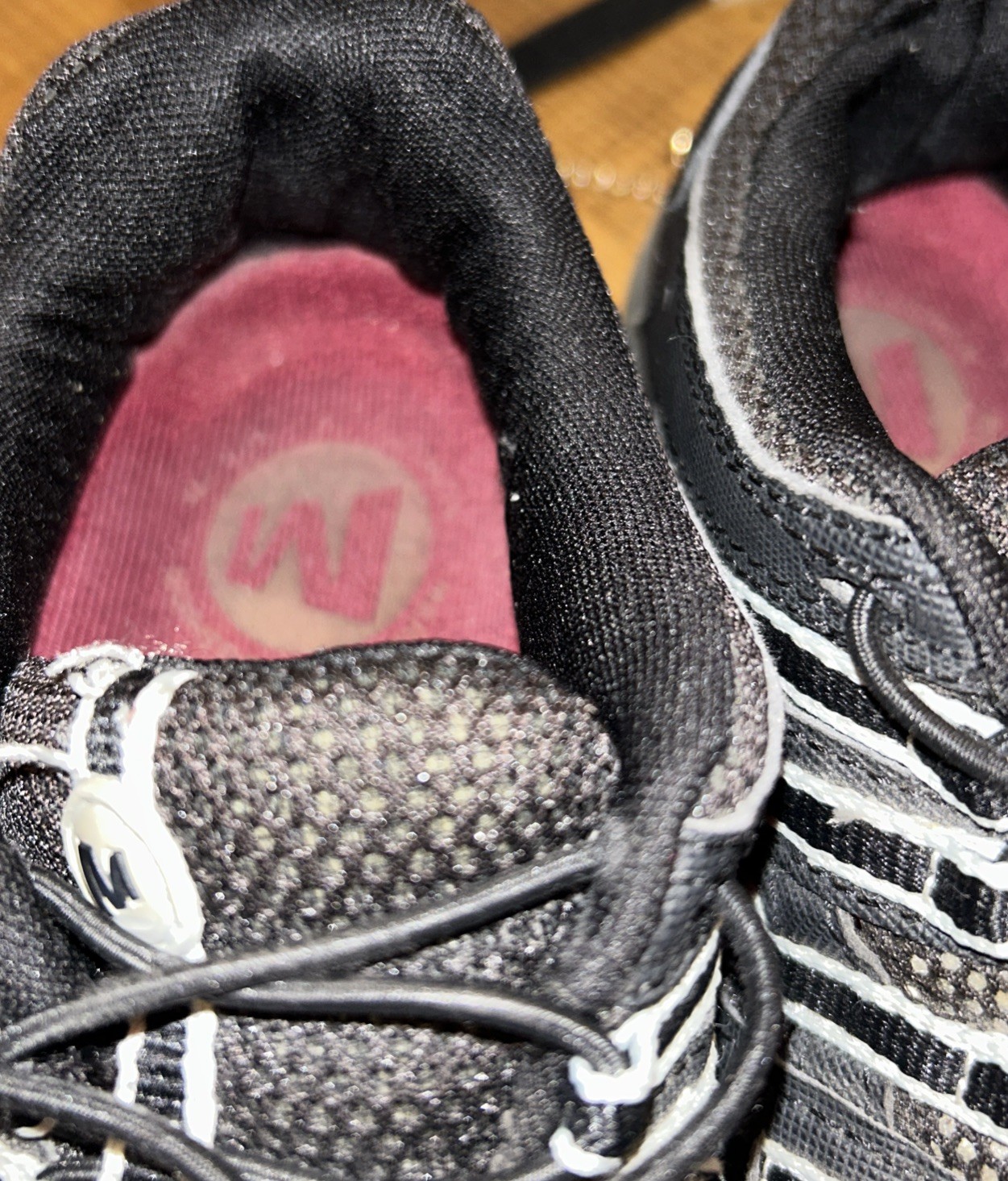 Sneakers donna Merrell blu trail hiking con rete misurata come taglia A 7